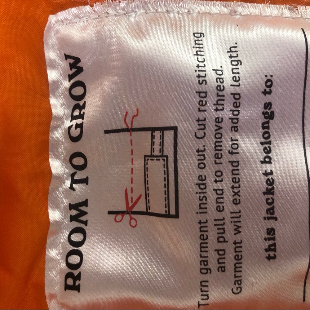 Burton Kids Camo Jacket with Orange Lining - Picture 7 of 7